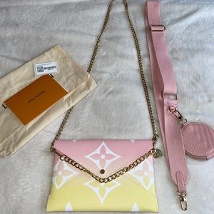 Price firm! Louis Vuitton kirigami by the pool